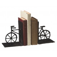 Cast Iron Vintage Bicycle Shaped 10.5 Inch Bookends 738449708583  302745807386